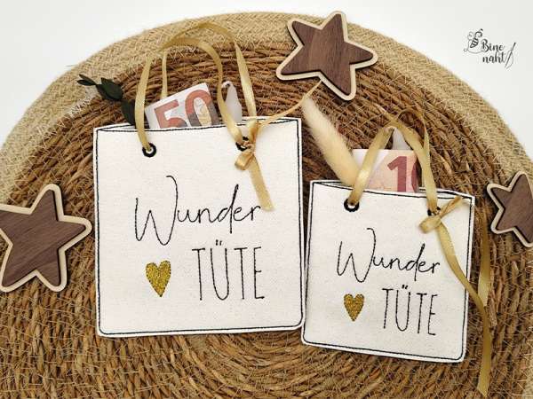 Wundertüte Wunscherfüller - ITH-Stickdatei